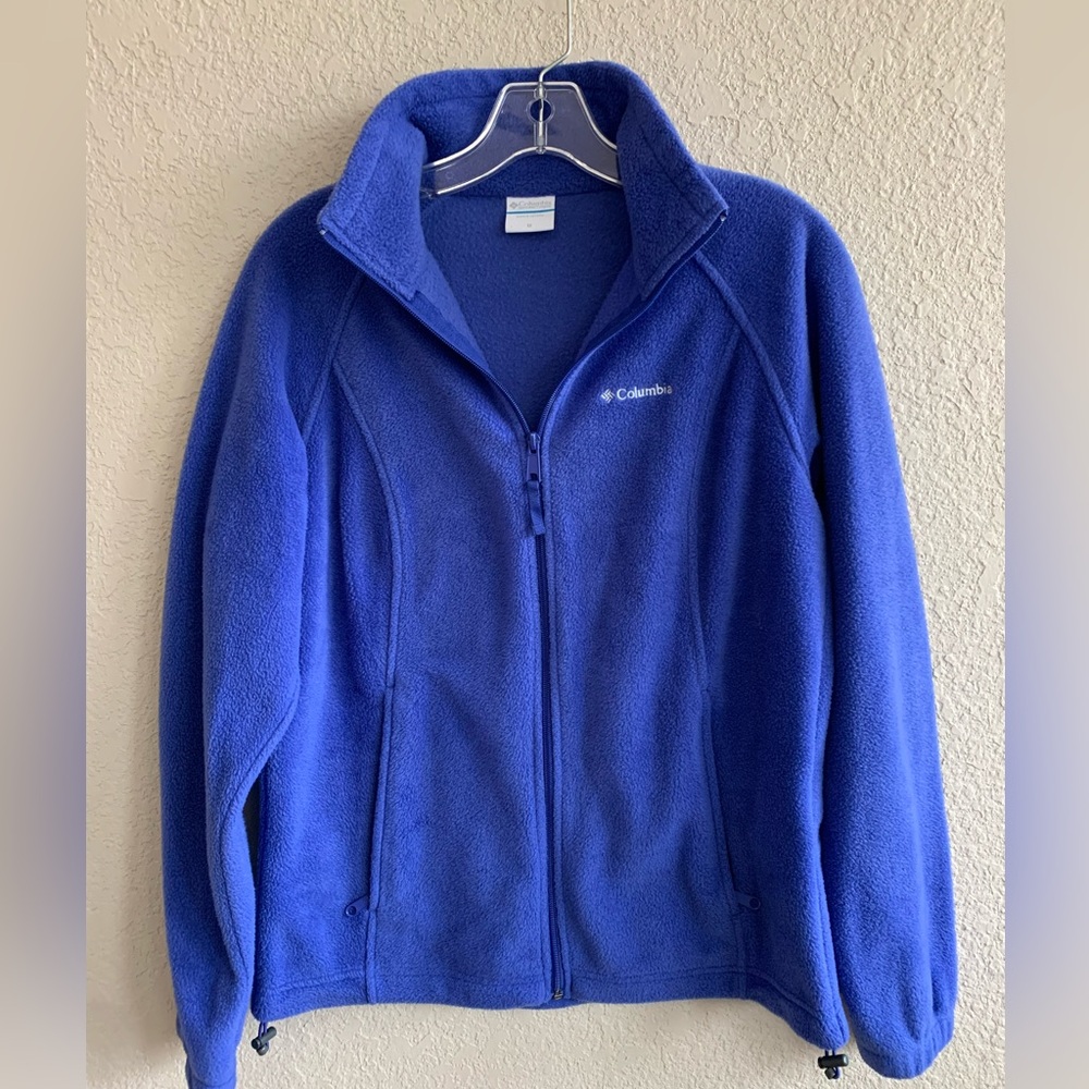 Columbia Royal Blue Full-Zip Fleece Jacket